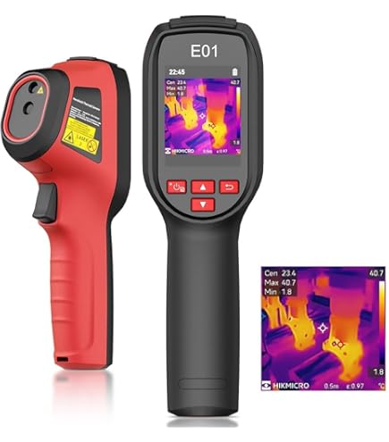 HIKMICRO E03 赤外線カメラ 240x240 HIKMICRO E03 Compact Handheld Thermal Imaging Camera, SuperIR